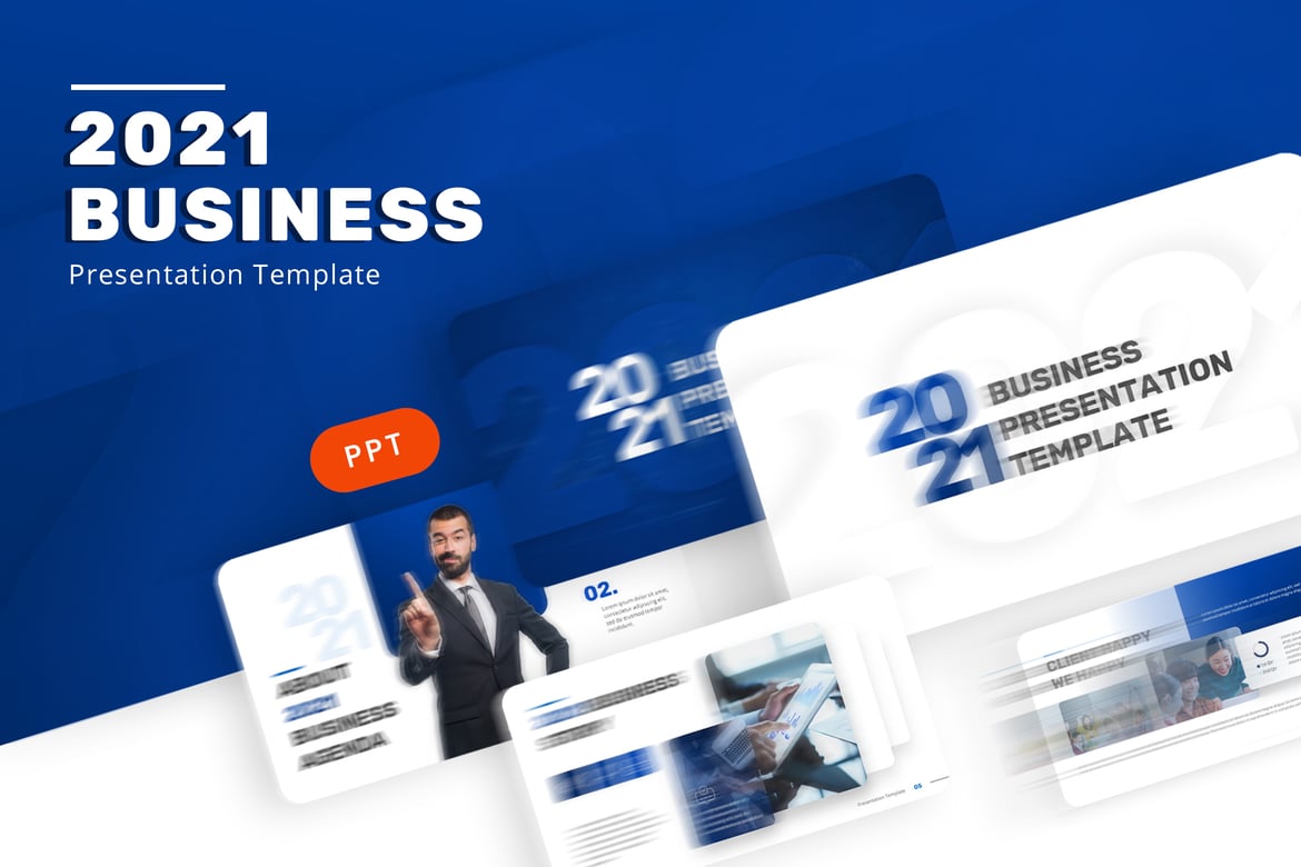 Template Powerpoint Bisnis 2021 yang Profesional dan Menarik