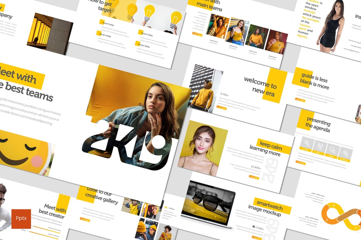 Template Presentasi 2k19 - Powerpoint Kreatif dan Minimalis