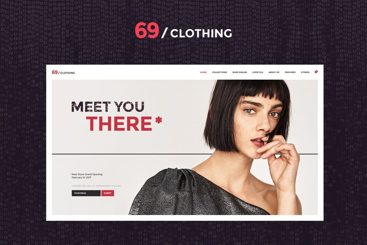 Tema WordPress Fashion Modern - 69 Clothing