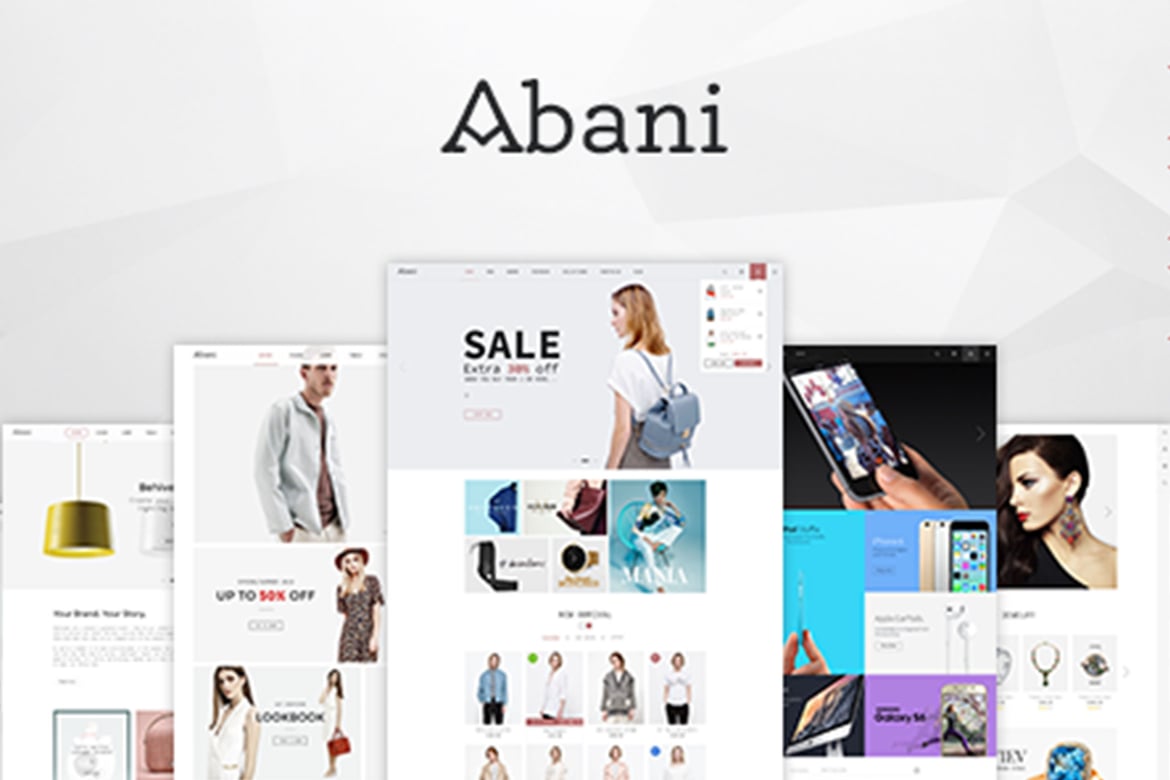 Abani – Template Website eCommerce Serbaguna untuk Semua Kebutuhan Anda
