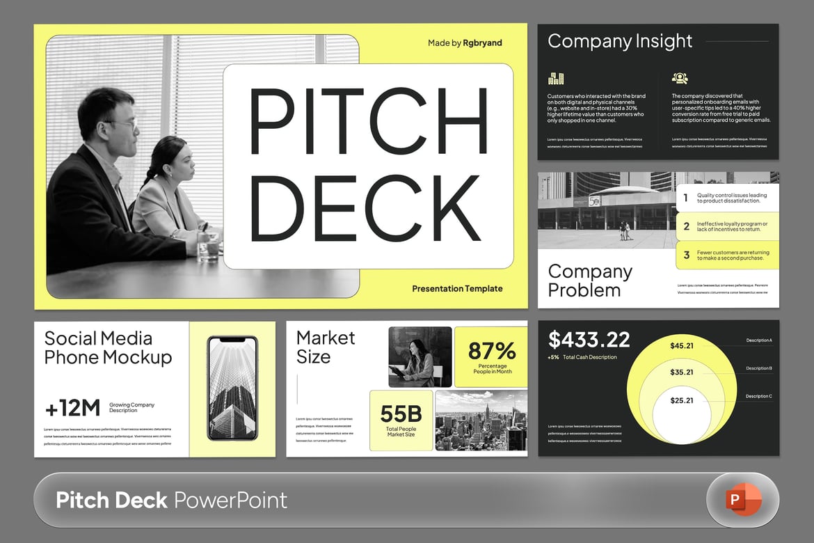 Template Presentasi PowerPoint Abbex - Solusi Profesional untuk Semua Kebutuhan