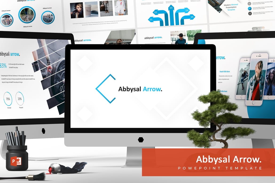 Template PowerPoint Abbysal: Solusi Presentasi Kreatif dan Profesional