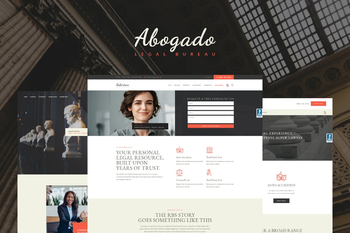 Tema WordPress Profesional untuk Pengacara dan Firma Hukum