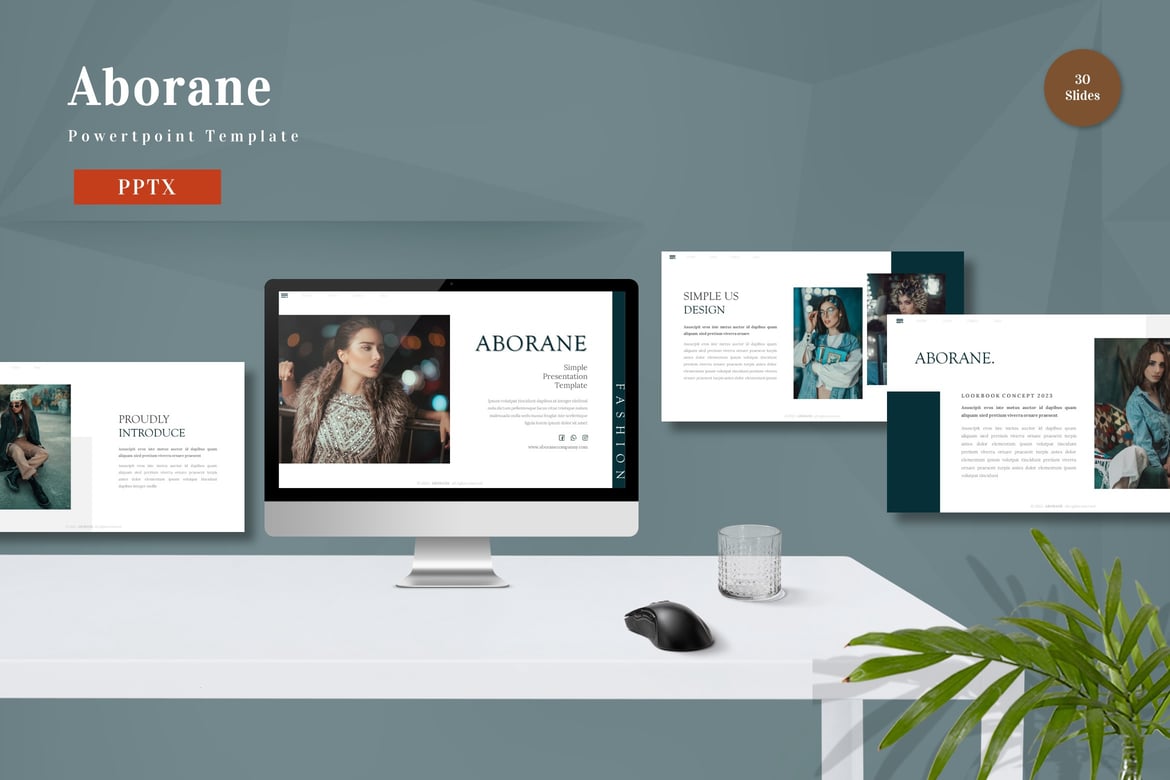 Template Powerpoint Aborane - Solusi Presentasi yang Menarik