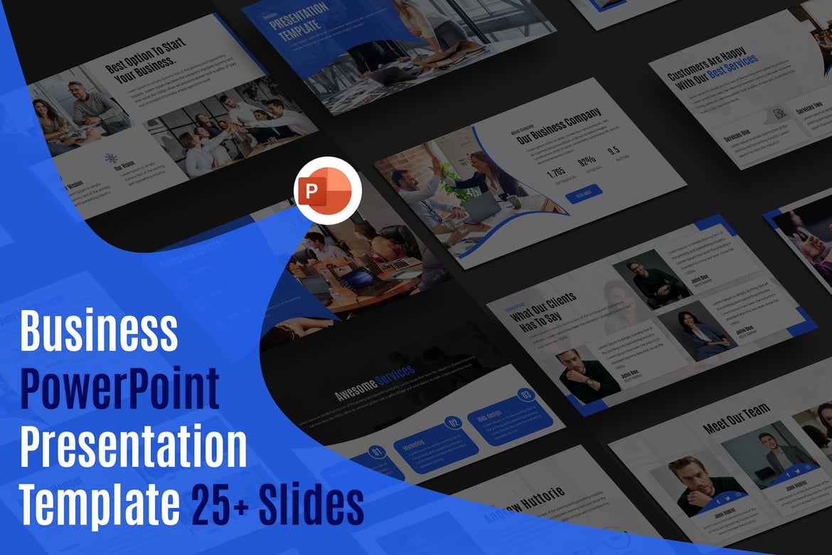 Template Presentasi PowerPoint Perusahaan yang Menarik dan Profesional