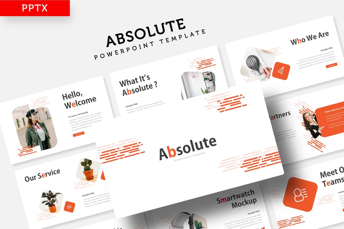 Template Presentasi PowerPoint Absolute yang Menarik