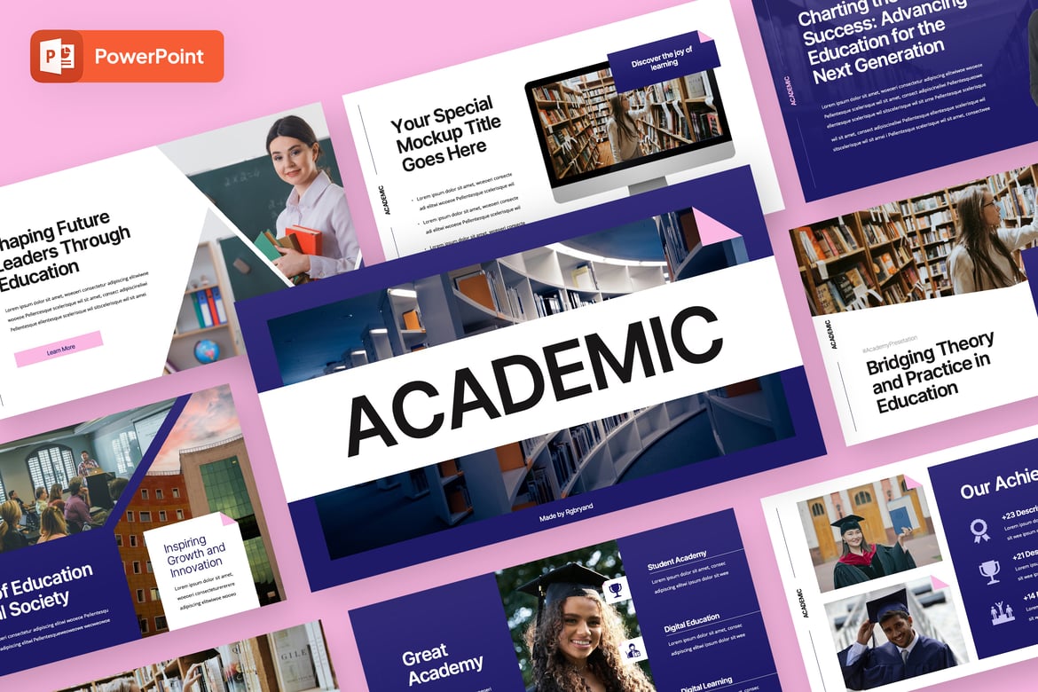 Template PowerPoint Akademik Modern untuk Presentasi Efektif
