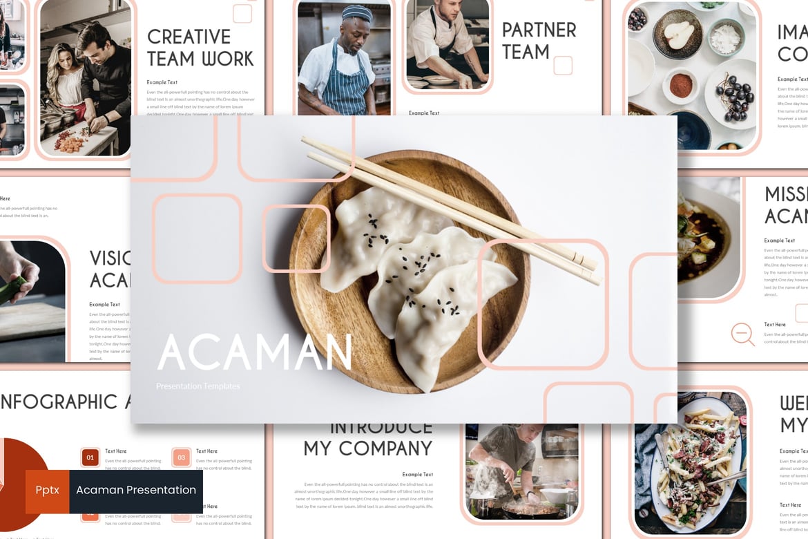 Template Presentasi Acaman - Desain Kreatif dan Minimalis untuk Segala Kebutuhan