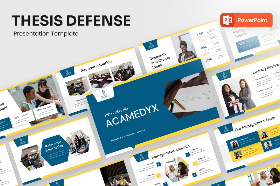 Template Presentasi PowerPoint Profesional untuk Sidang Skripsi