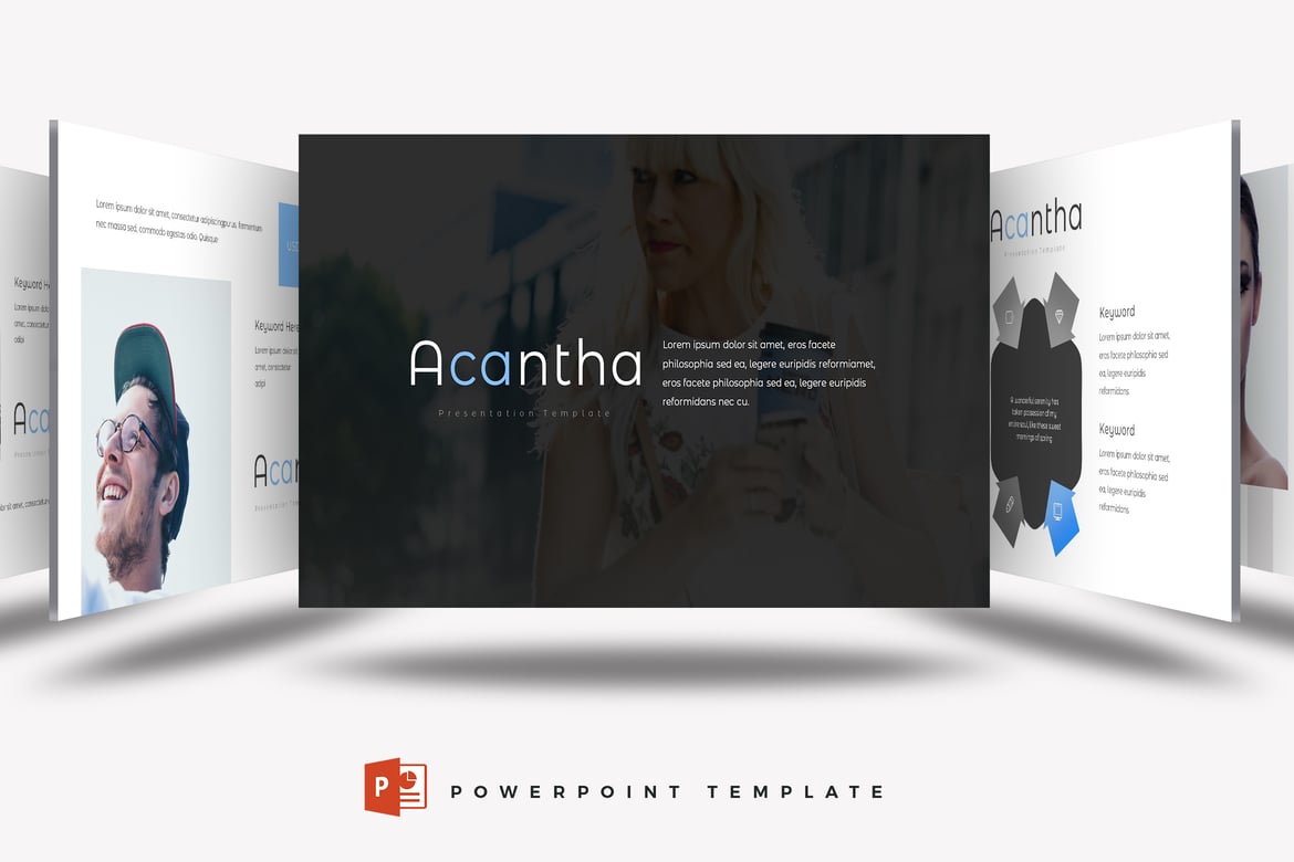Acantha - Template PowerPoint Serbaguna dan Menarik
