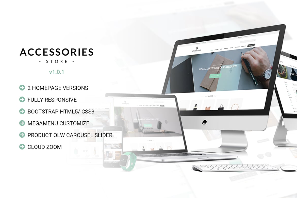 Template Web Aksesori | HTML Responsif untuk Toko Online Modern