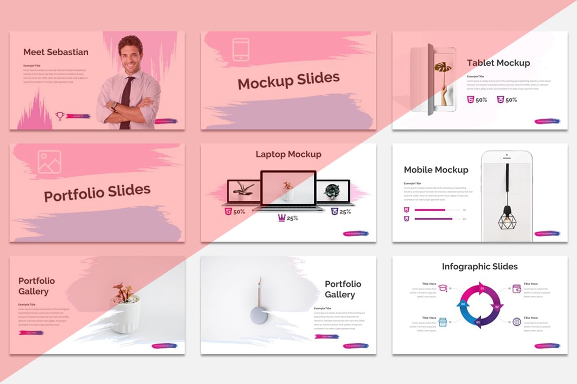 Accos - Template Presentasi Powerpoint Serbaguna yang Modern dan Minimalis