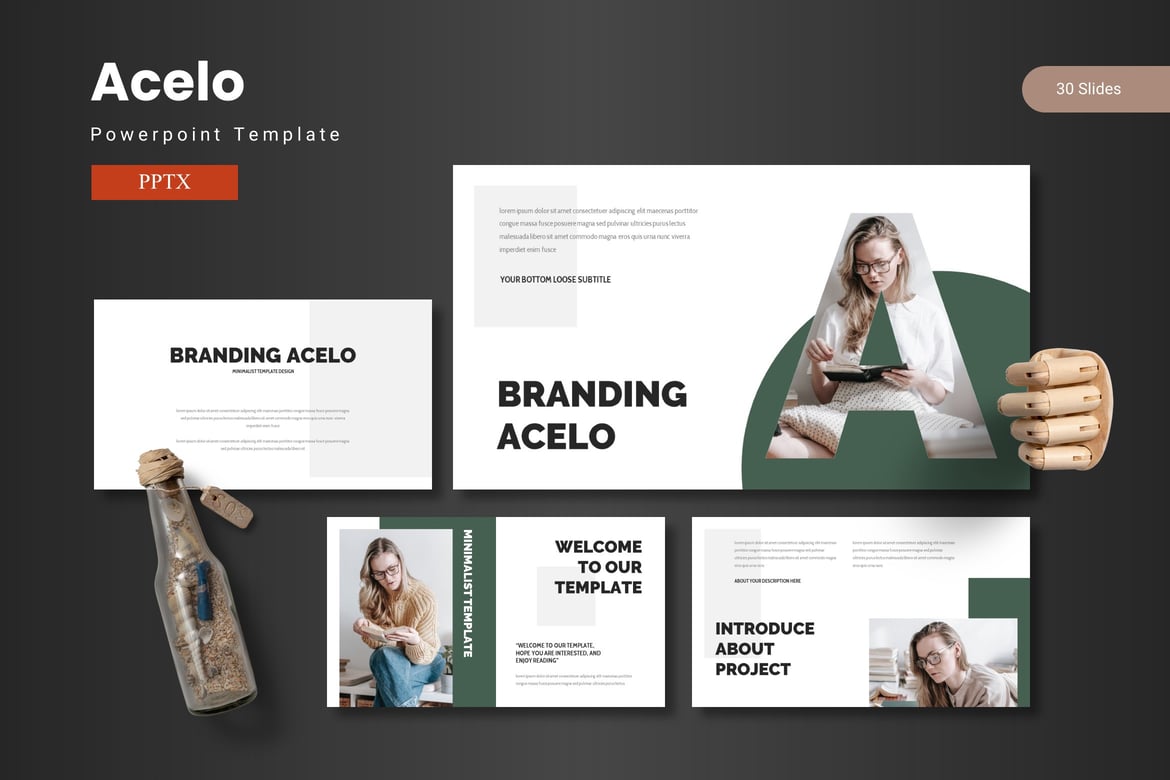 Acelo - Template Presentasi PowerPoint Menawan