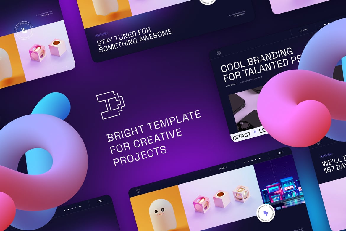 Ackley - Template Website Portfolio dan Landing Page yang Menarik