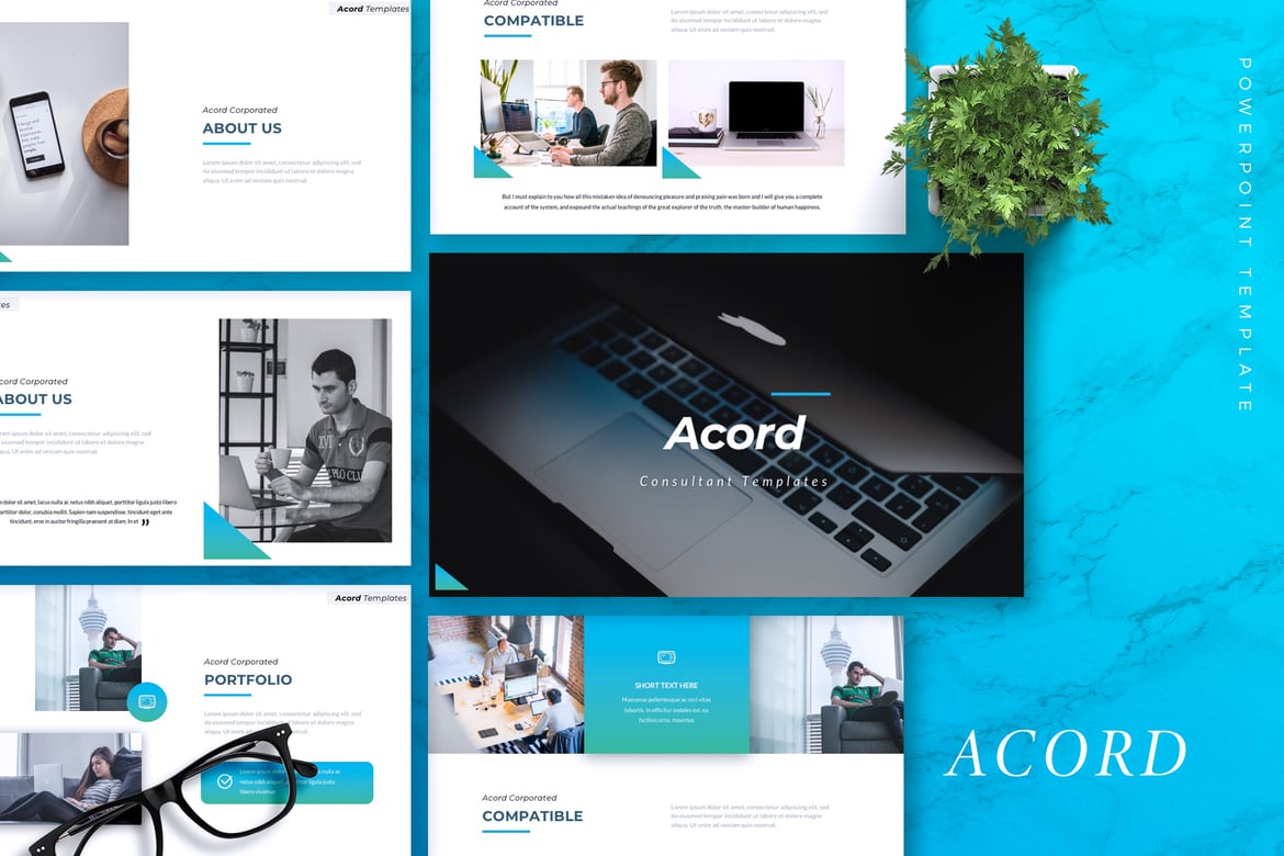 Template Powerpoint ACORD - Solusi Presentasi Profesional Anda