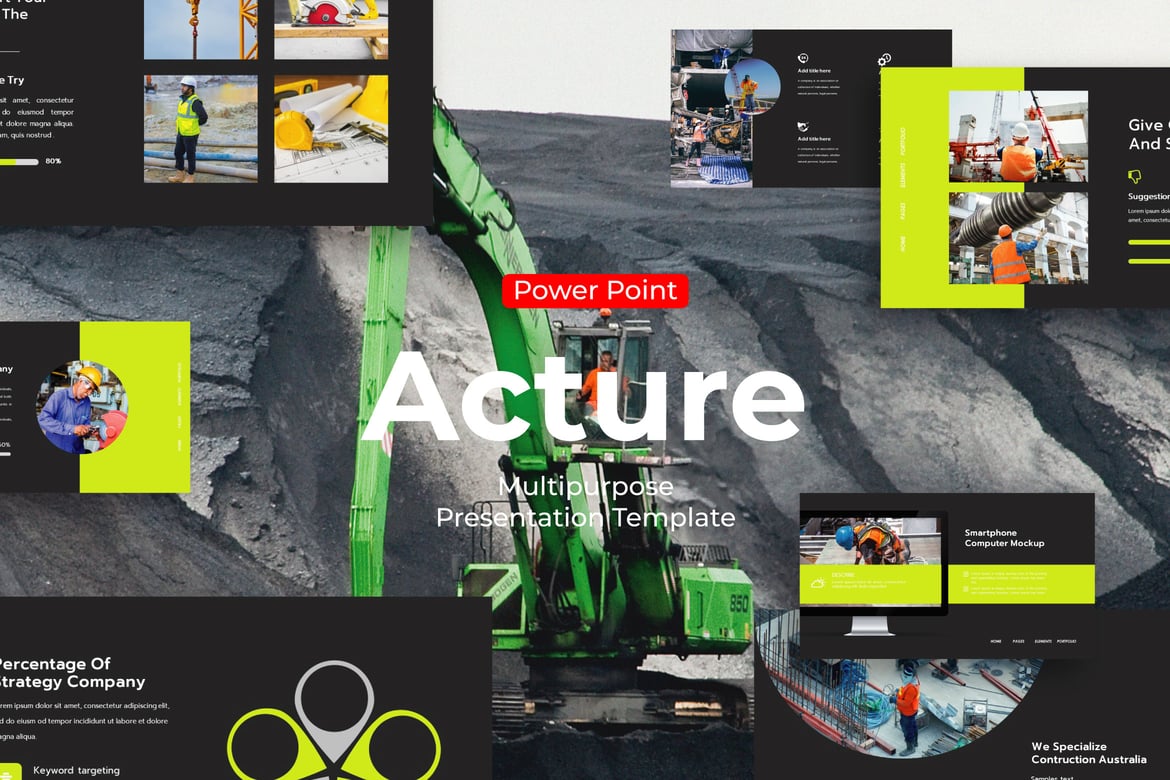 Acture - Template PowerPoint Multifungsi yang Menarik
