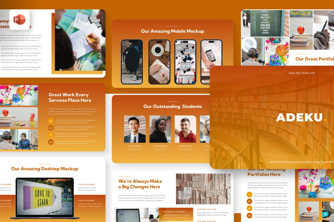 Template PowerPoint Adeku - Solusi Presentasi yang Menarik