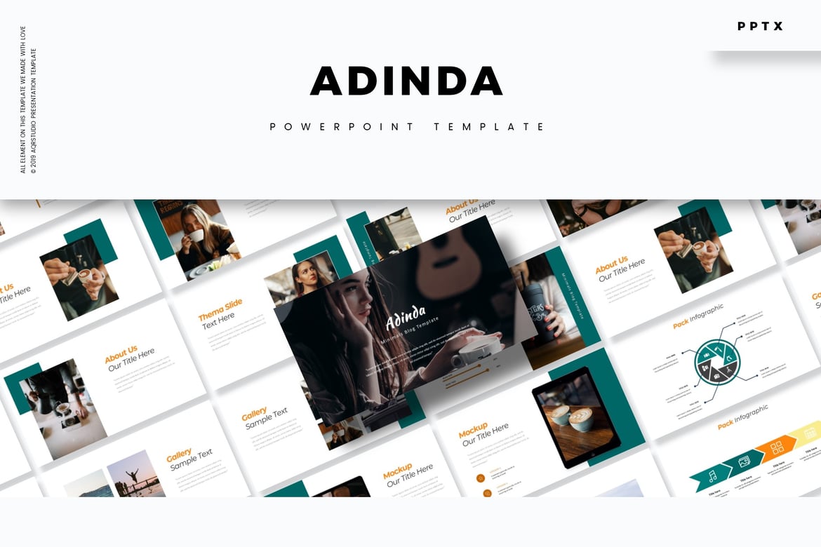 Template Powerpoint Adinda - Solusi Presentasi Multifungsi