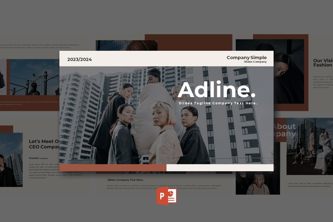 Template PowerPoint Adline: Solusi Presentasi Profesional dan Kreatif