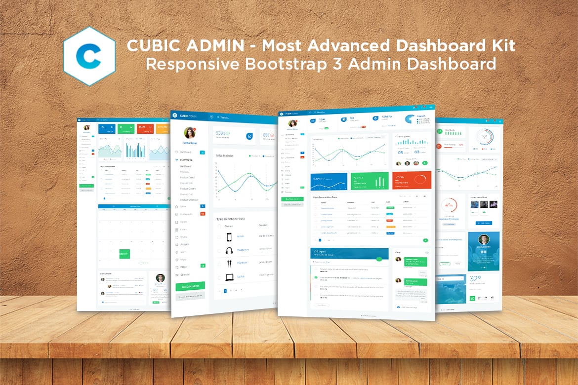 Cubic: Template Dashboard Admin dan UI Kit Terbaik untuk Website Anda