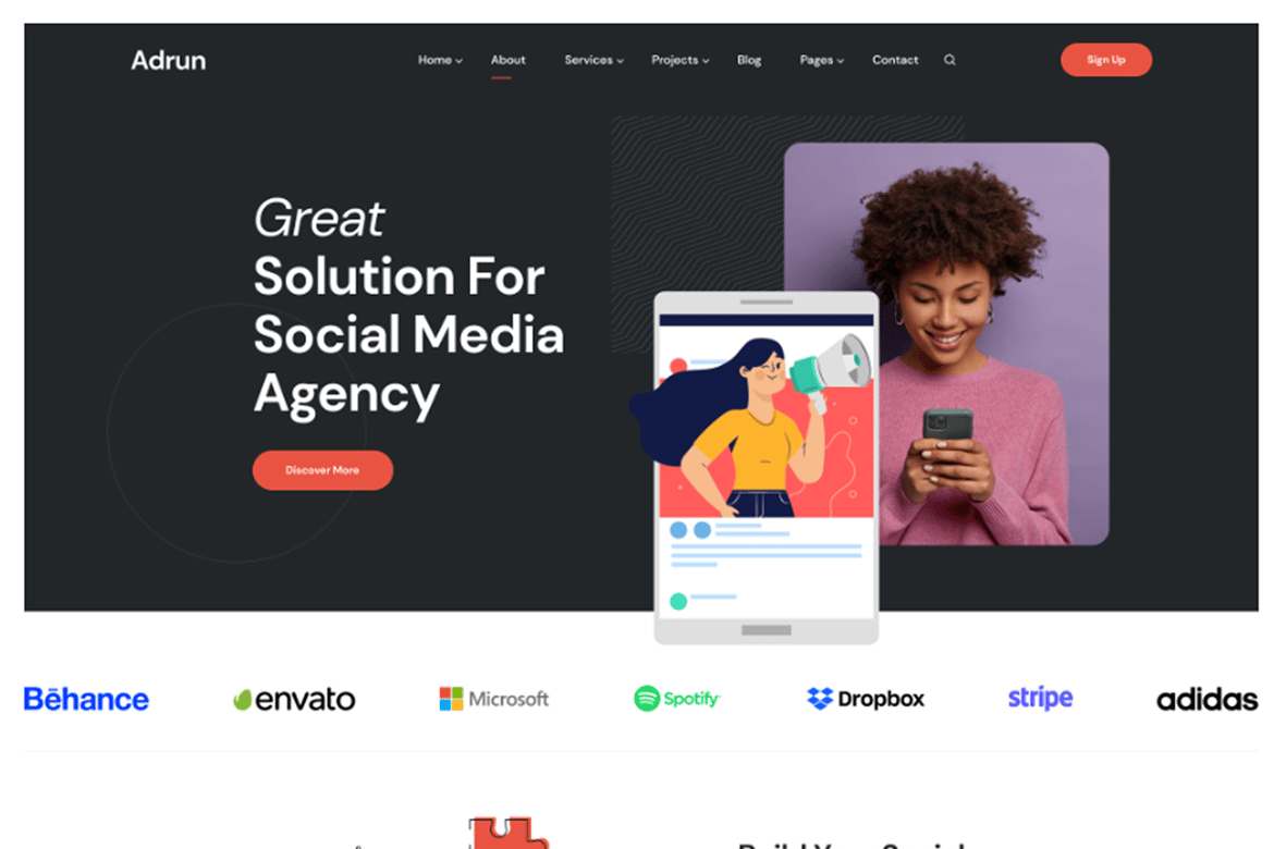 Adrun - Tema WordPress untuk Agensi SEO & Pemasaran Digital yang Menarik