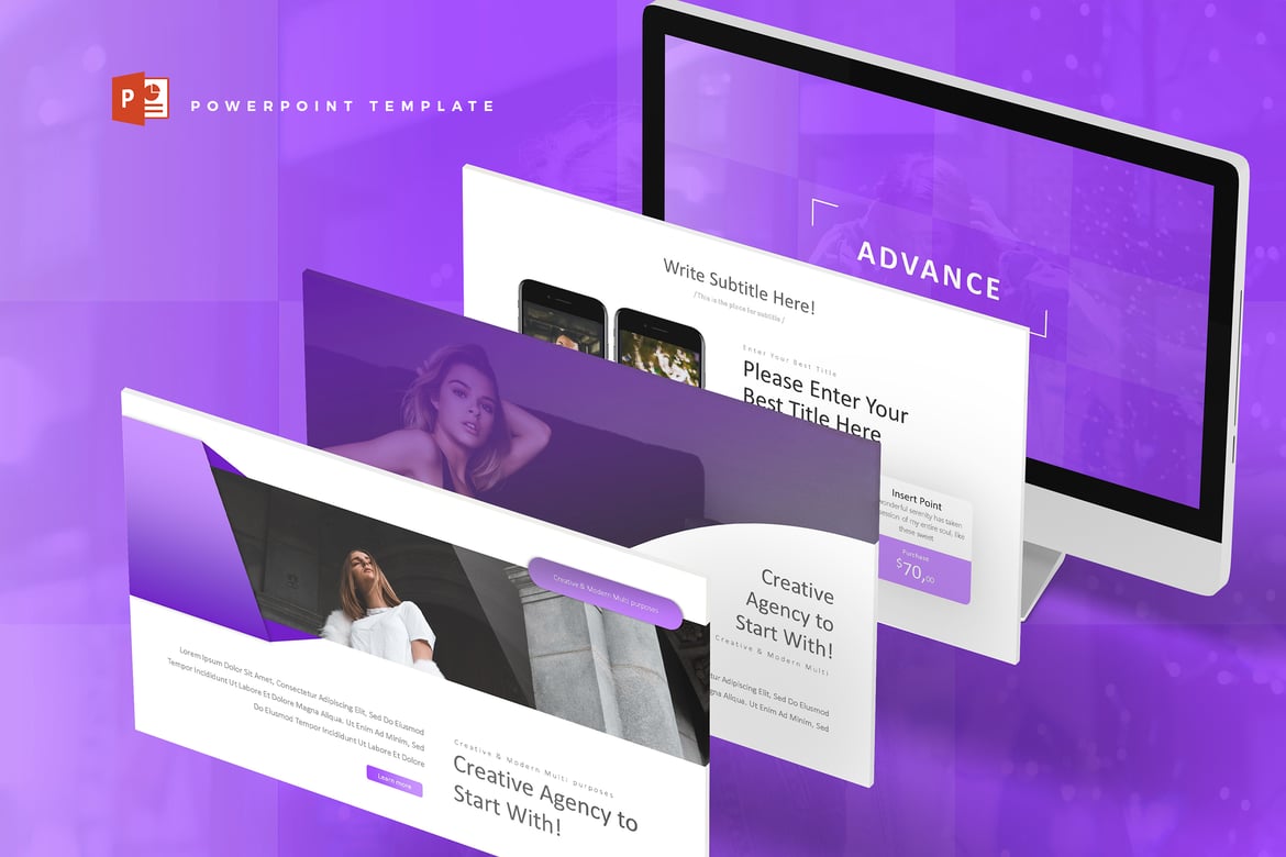 Template PowerPoint Advance - Solusi Presentasi Menarik