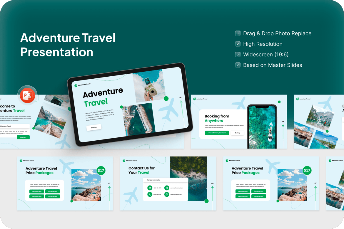Template Presentasi Petualangan Seru