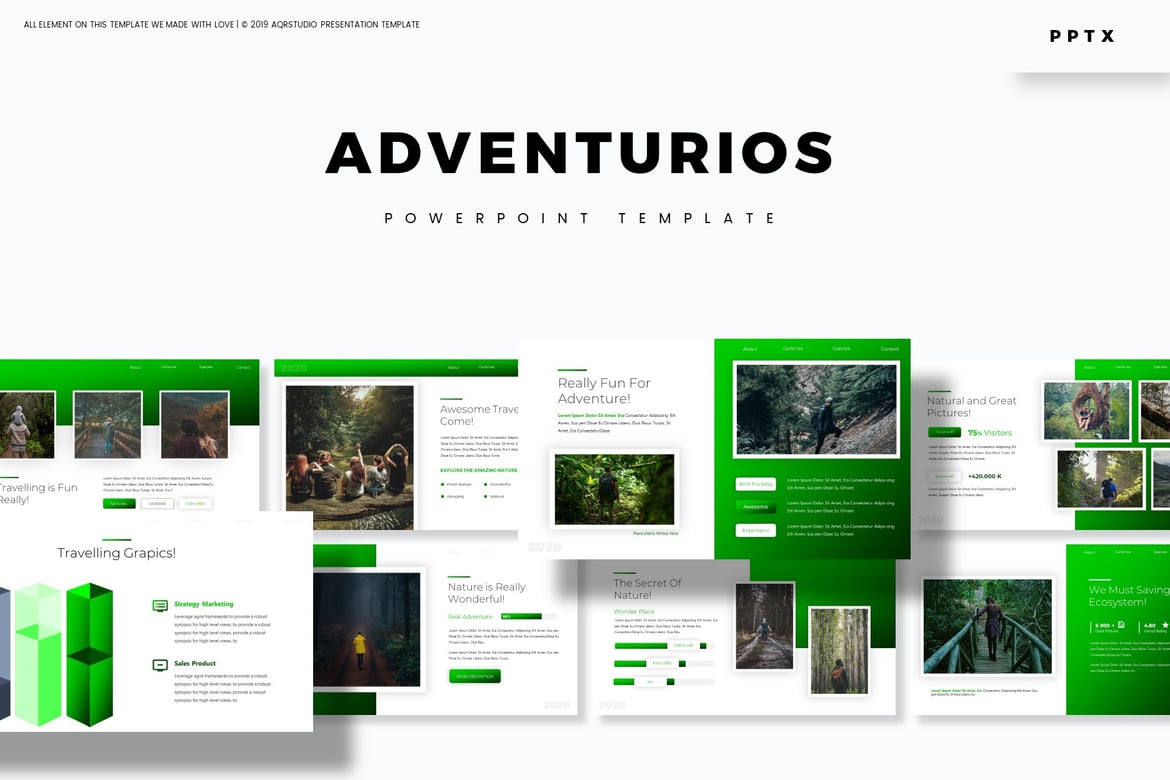Adventurios - Template Powerpoint Menarik untuk Presentasi Anda