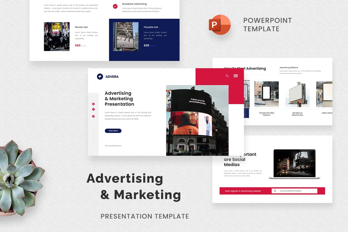 Template PowerPoint Advera: Solusi Kreatif untuk Presentasi Iklan dan Pemasaran
