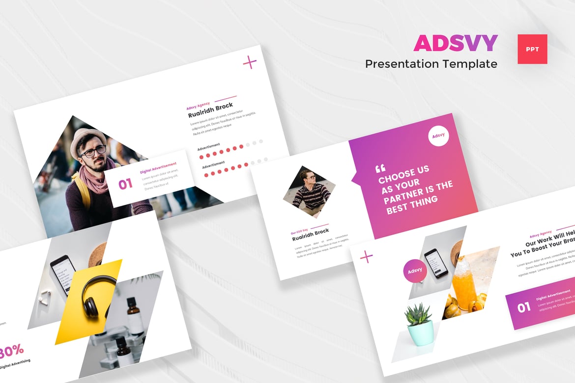 Template PowerPoint Iklan yang Menarik dan Profesional