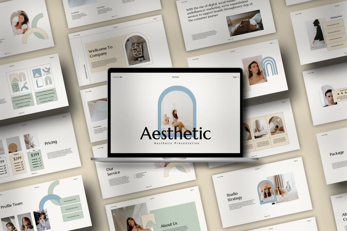 Template Powerpoint Estetis untuk Presentasi Profesional dan Pribadi