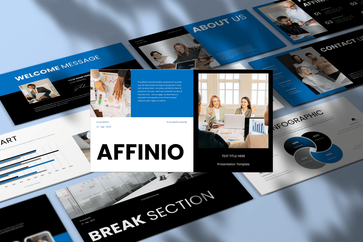 Template PowerPoint Affinio - Solusi Presentasi Profesional Anda