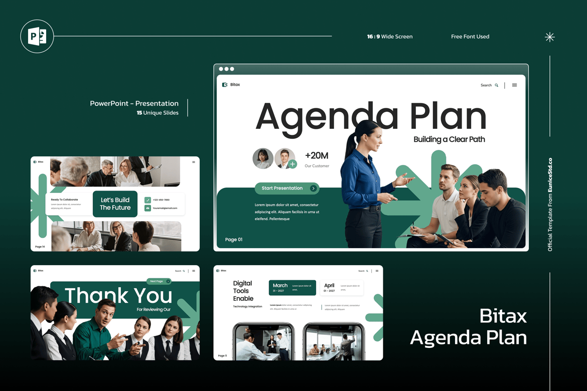 Template Presentasi Agenda yang Menarik dan Fleksibel