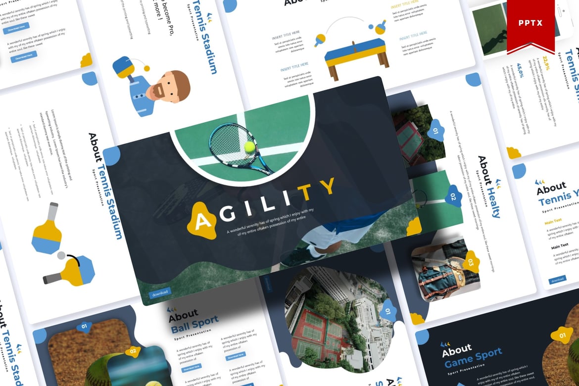 Template Presentasi Agility | Powerpoint yang Menarik dan Profesional