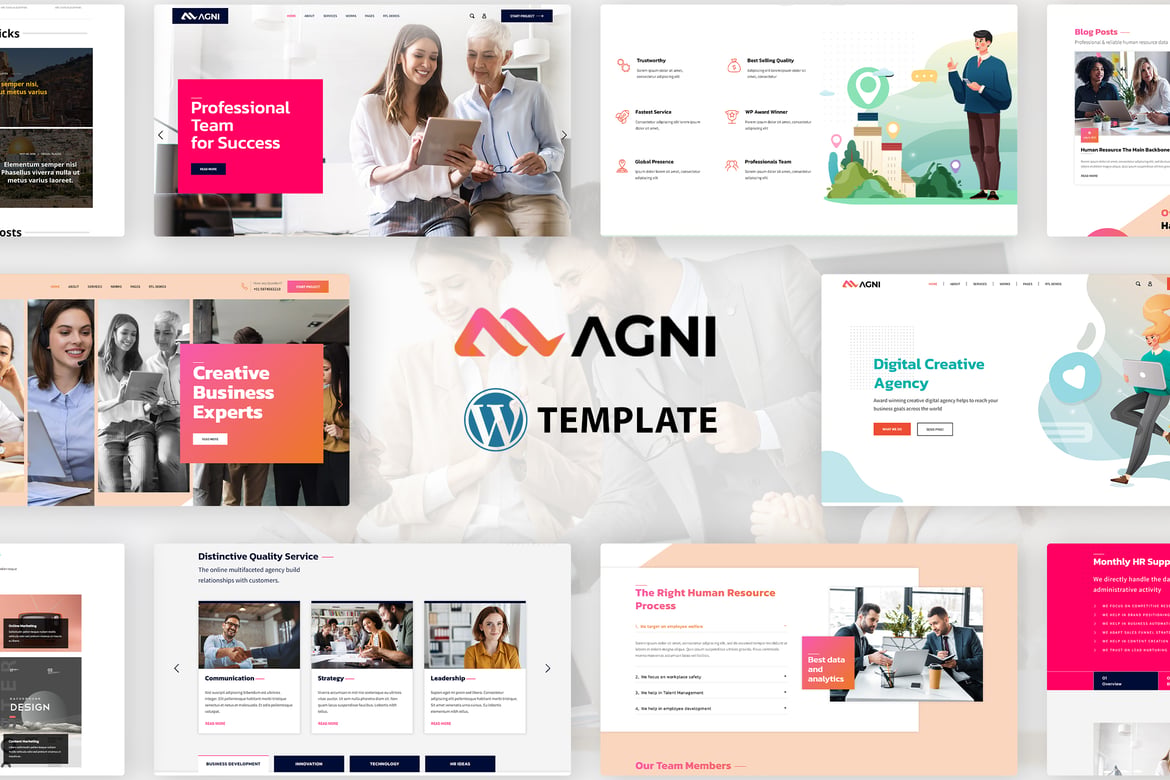 Agni - Tema WordPress Konsultasi Modern untuk Bisnis Anda
