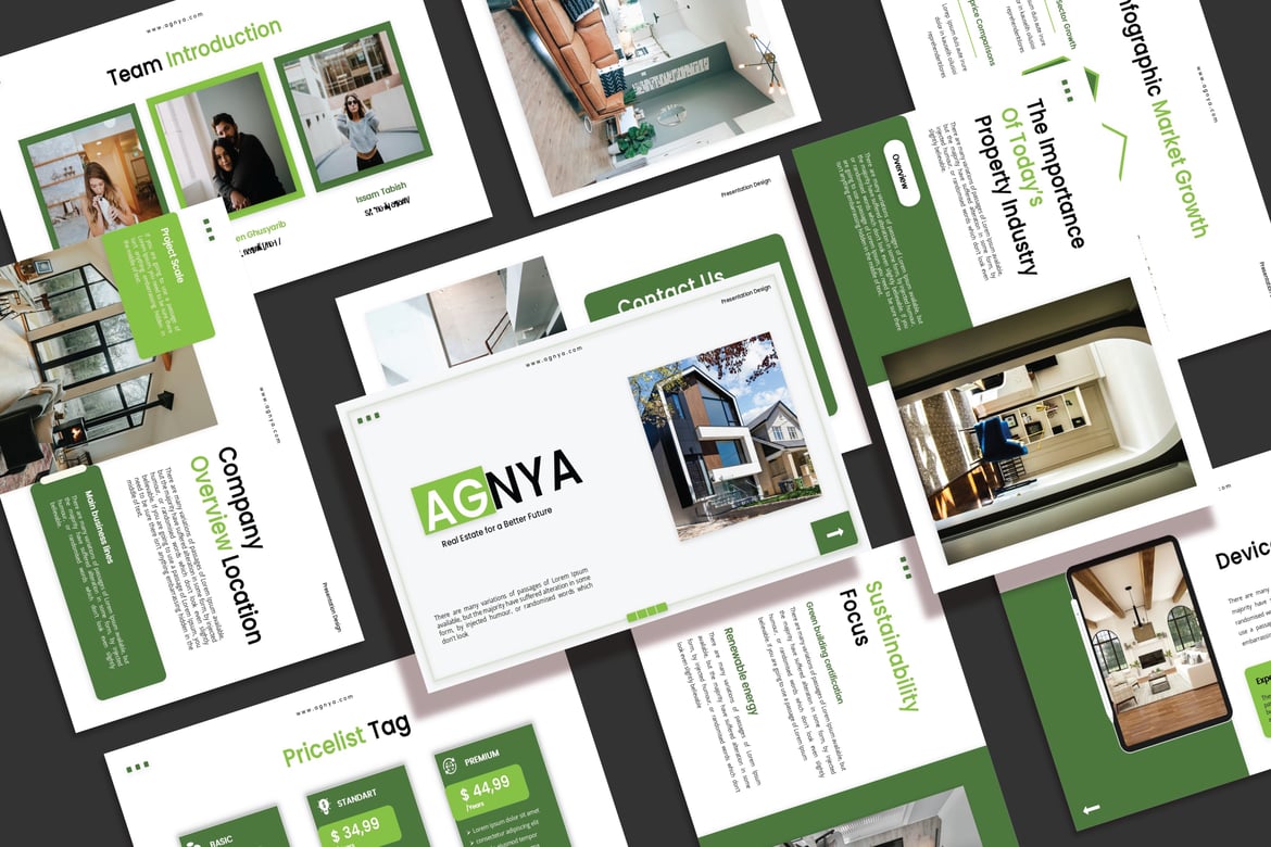 Template Powerpoint Agnya: Presentasi Modern dan Efektif