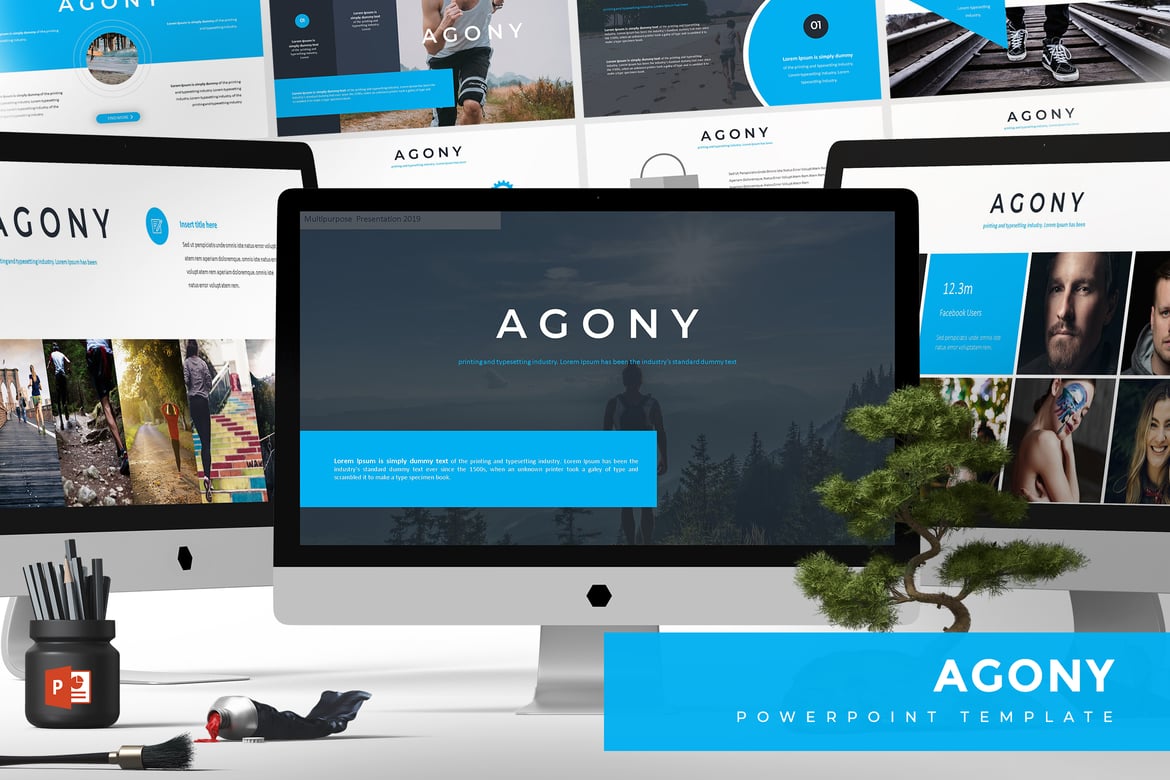 Template Presentasi Agony - Solusi Kreatif untuk Semua Kebutuhan Anda
