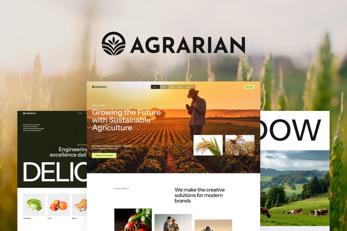 Tema WordPress Agrarian: Solusi Ideal untuk Website Pertanian dan Makanan Organik