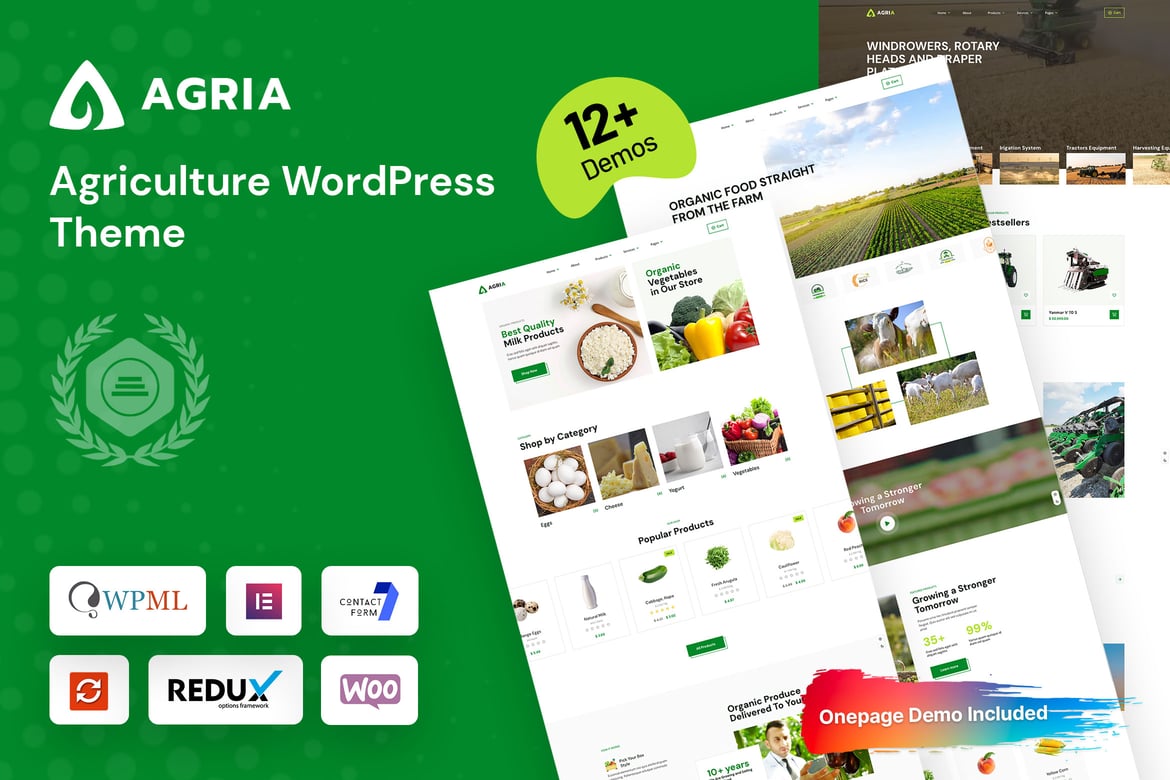Agria - Tema WordPress Pertanian yang Menawan dan Fungsional