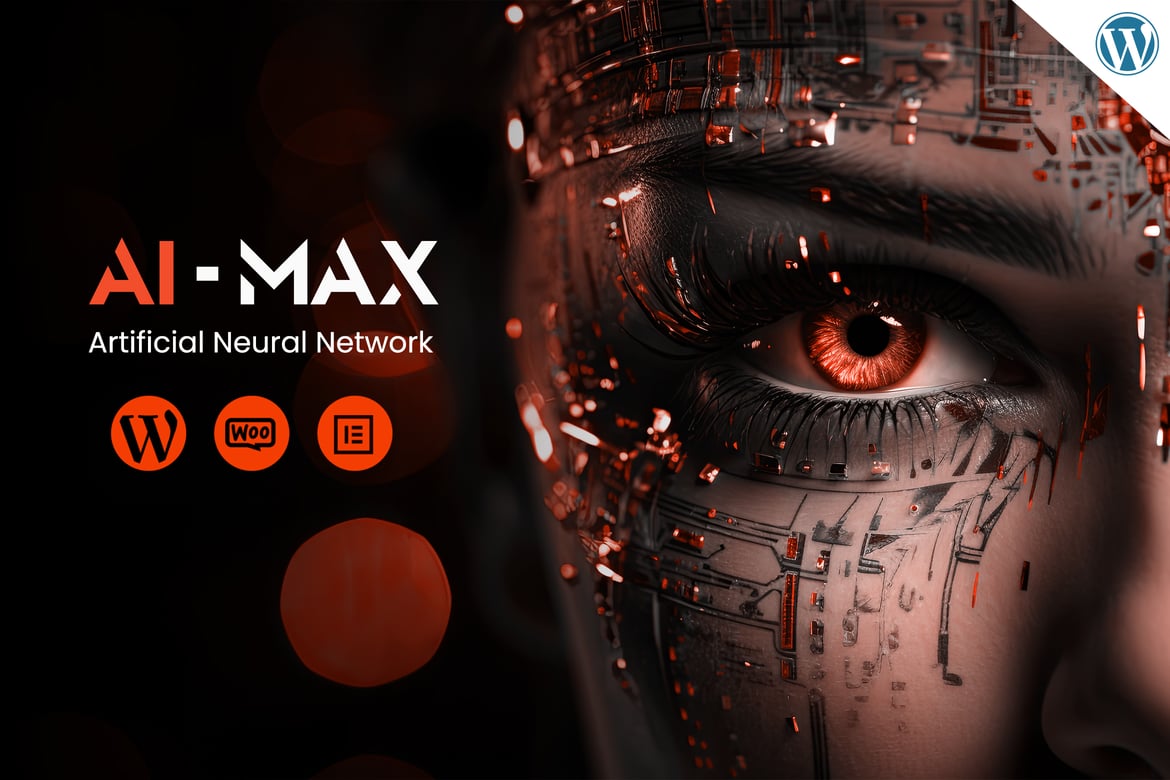 AI MAX - Tema WordPress Canggih Berbasis Kecerdasan Buatan untuk Startup & Teknologi