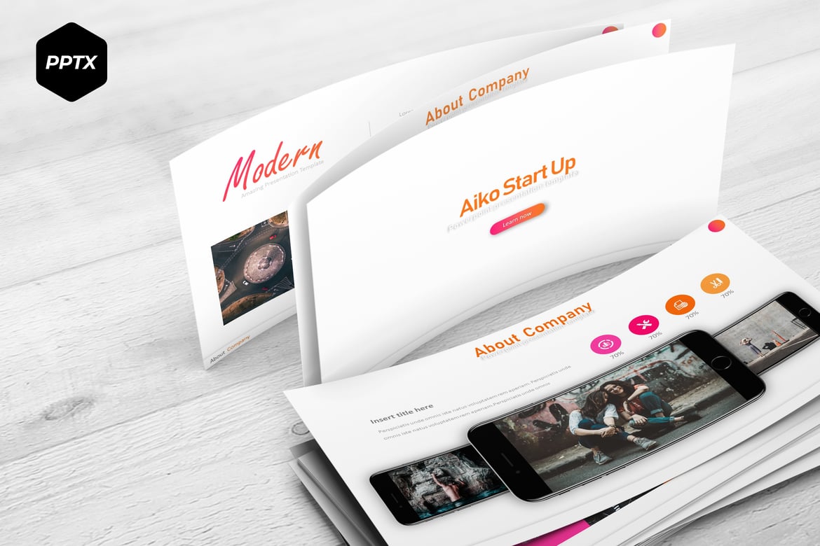Aiko - Template PowerPoint Serbaguna dan Menarik