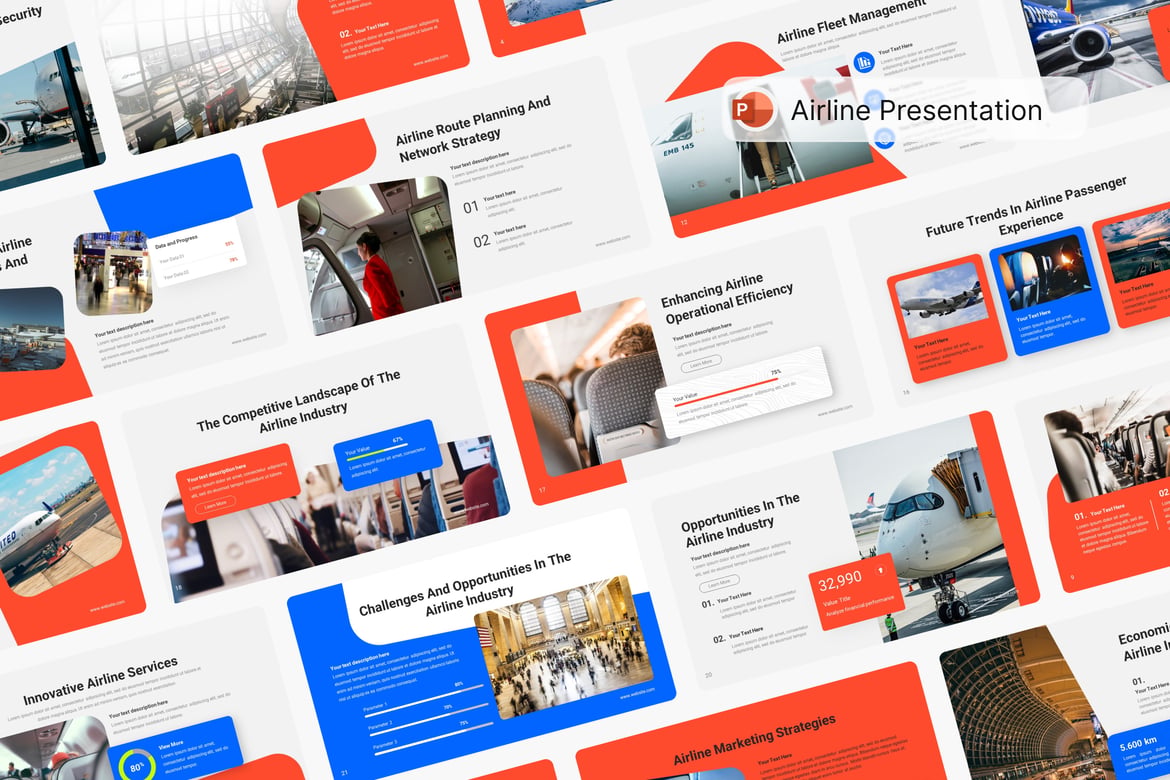 Template PowerPoint Maskapai: Ciptakan Presentasi Profesional dengan Mudah
