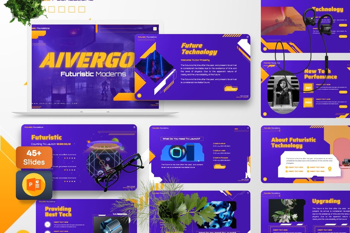 Aivergon - Template Powerpoint Kreatif untuk Berbagai Keperluan