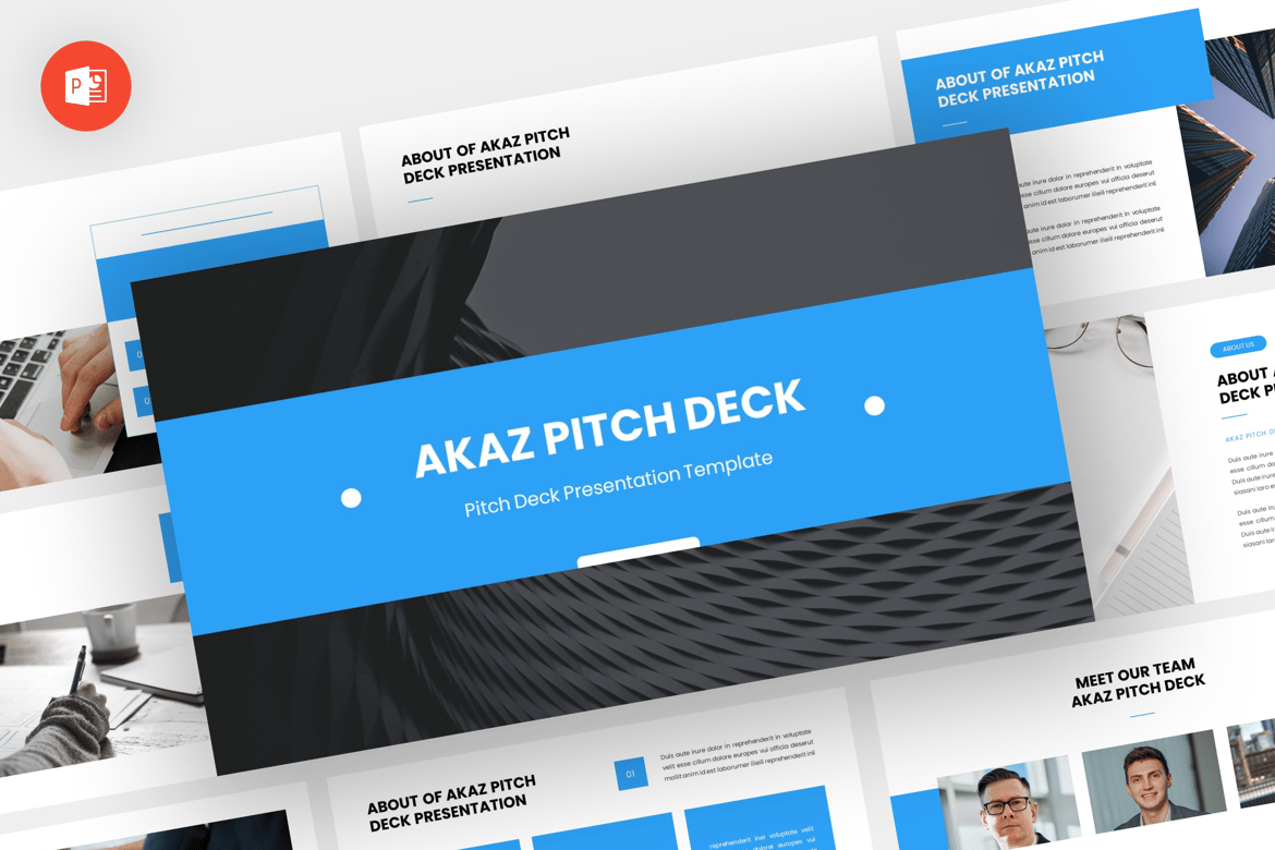 Template Presentasi Powerpoint Akaz - Desain Modern dan Profesional
