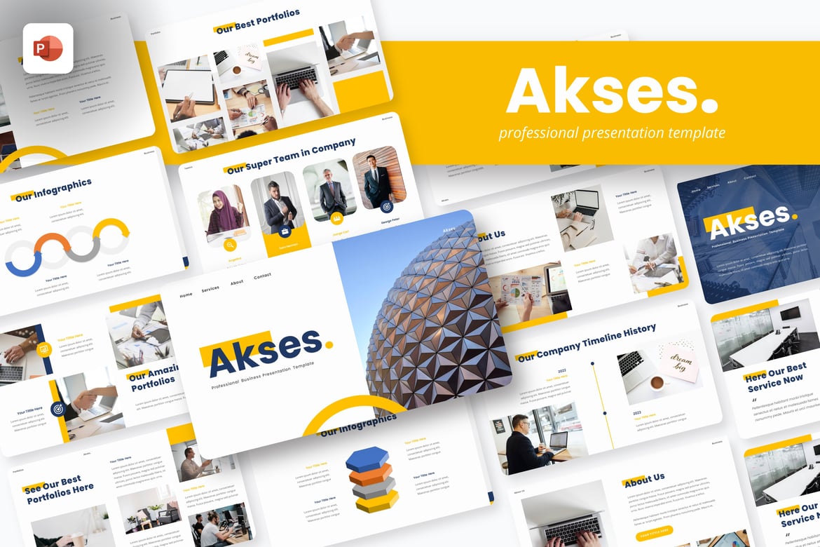 Template Presentasi PowerPoint Profesional untuk Bisnis