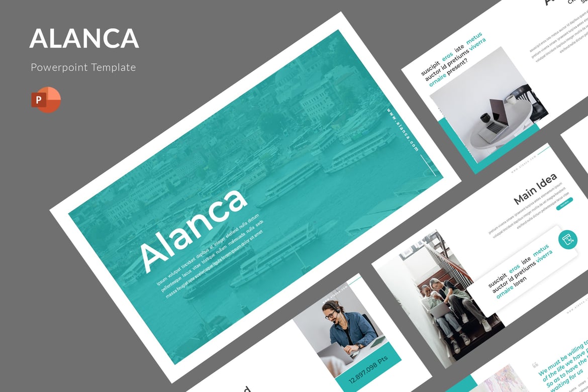 Alanca - Template PowerPoint Serbaguna yang Menarik