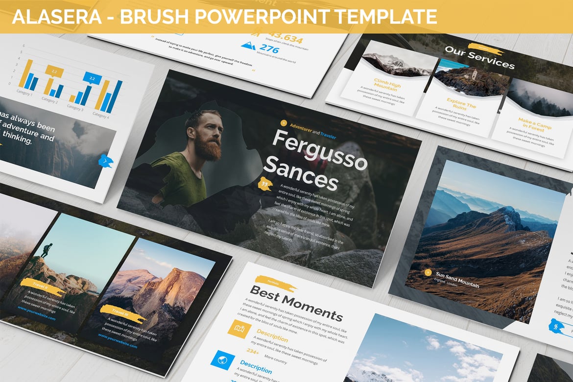 Template Powerpoint Alasera - Presentasi Modern dan Kreatif