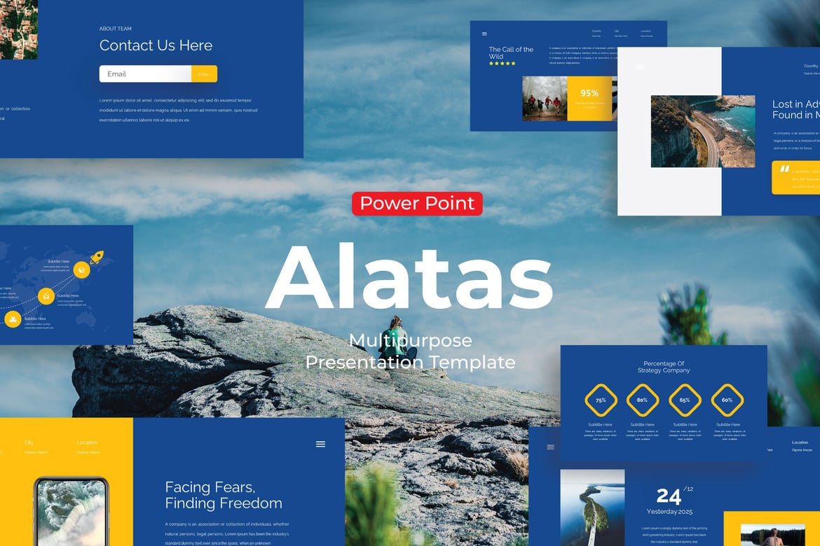 Template PowerPoint Alatas - Solusi Presentasi Kreatif Anda