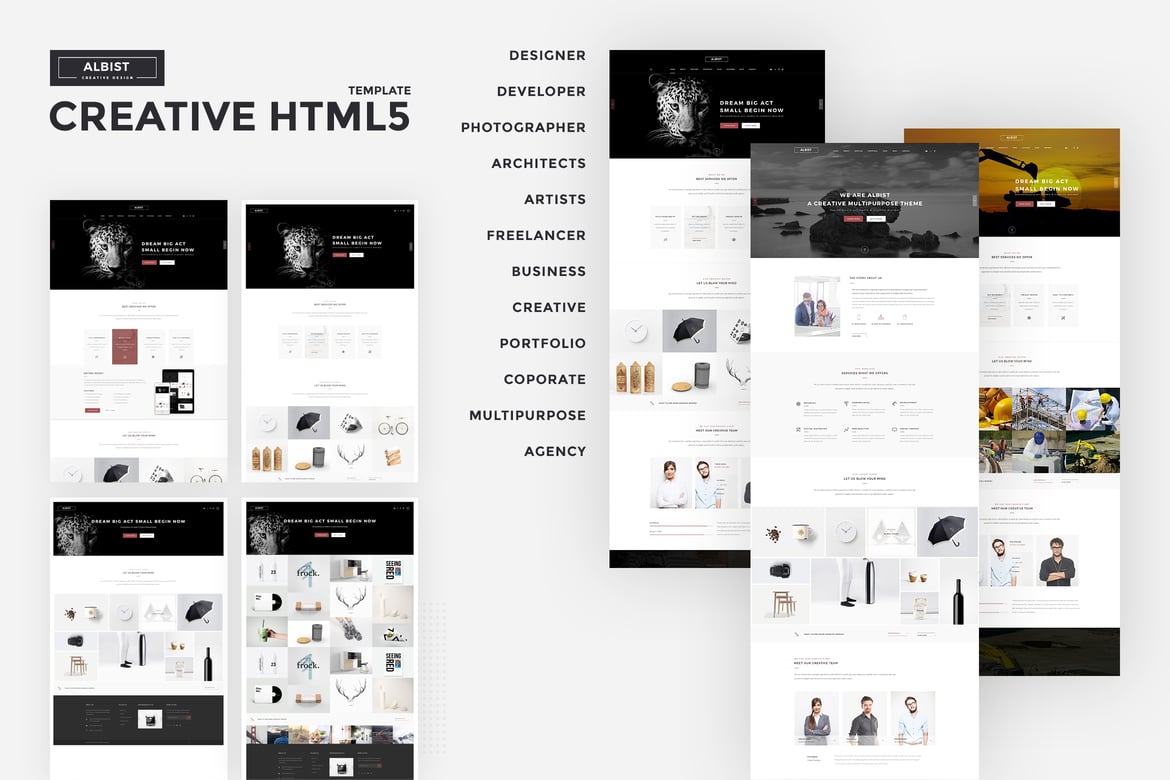 ALBIST - Template Website HTML5 Serbaguna untuk Kreativitas Anda