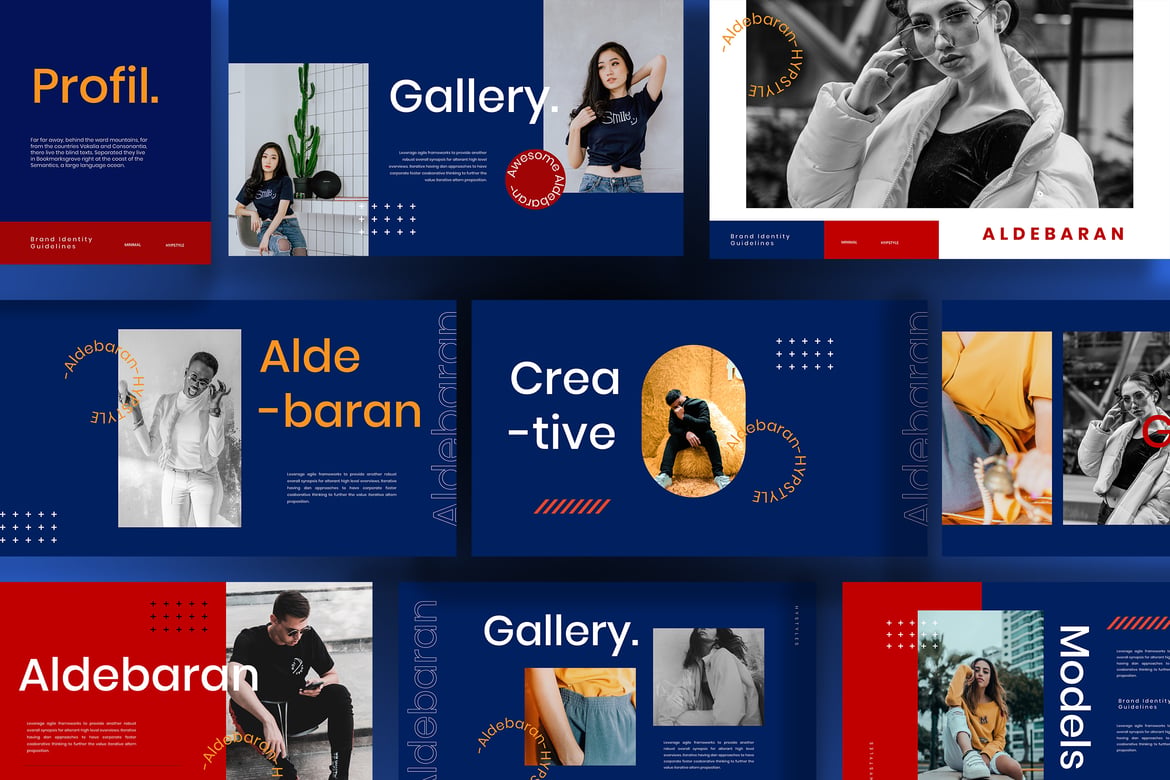 Template Presentasi PowerPoint Aldebaran Urban yang Modern